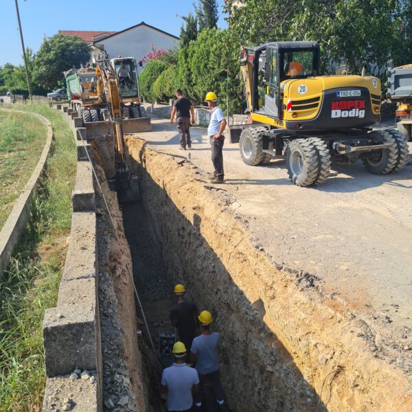 Priprema terena za cijevi